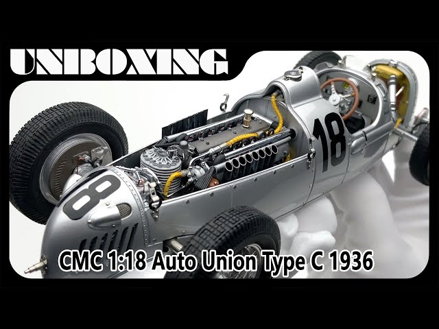 Auto Union Type C 1936 Bernd Rosemeyer / CMC 1:18 diecast car