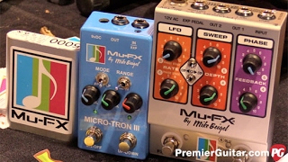 NAMM '17 - Mu-FX Micro-Tron III and Phasor 2X Demos - YouTube