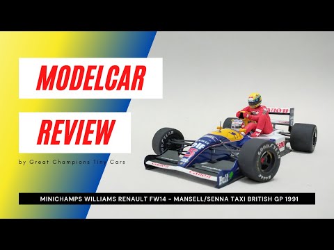 REVIEW Minichamps 1:18 Williams FW14 F1 modelcar, Nigel Mansell