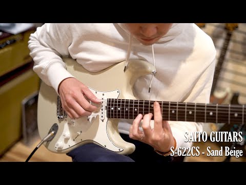 Blue Guitars - SAITO GUITARS / S-622CS - Sand Beige - YouTube