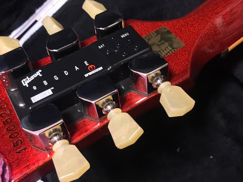 Gibsonレスポールワンオーナー 社外自動チューニングマシンお付けします。