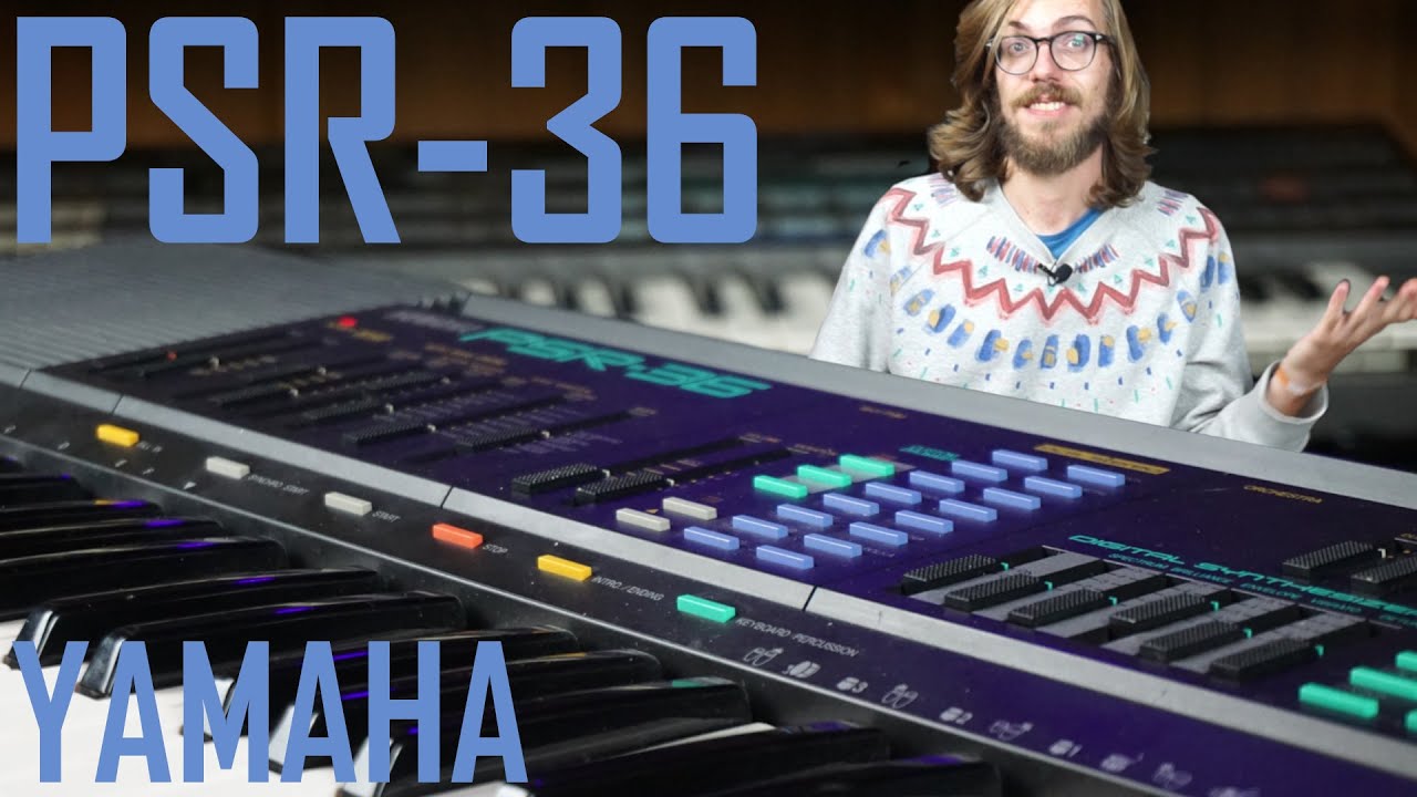 YAMAHA PSR-36 – a digital SYNTHESIZER?! - YouTube