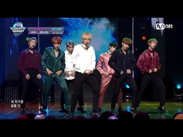 防弾少年団「Blood Sweat & Tears」（2016年10月20日放送「M COUNTDOWN