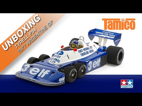 Tamico Unboxing Tamiya 47486 Tyrell P34 SixWheeler F103 - YouTube
