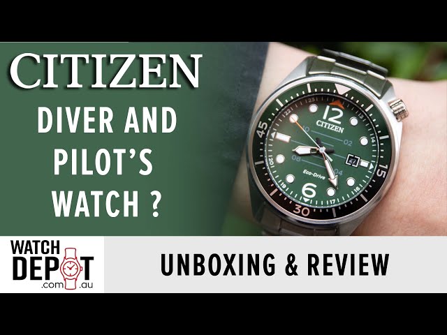 Diver and Pilot's Watch in One? Citizen Seaplane AW1715-86X