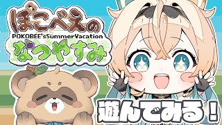 ファンメイドゲーム】ぽこべぇのなつやすみ🍆遊ぶでござる🔥【風真