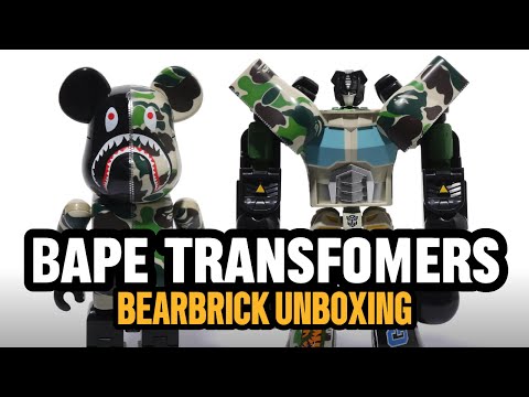 BAPE Bearbrick 400% Transformers Optimus Prime - Unboxing and