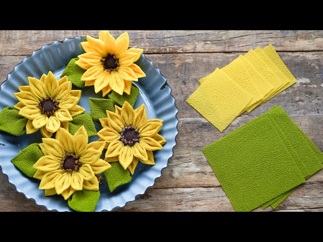 つまみ細工】ひまわりの作り方 菱つまみは1種類だけと侮るなかれ