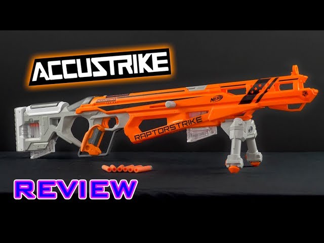 REVIEW] Nerf Accustrike Raptorstrike Unboxing, Review, & Firing