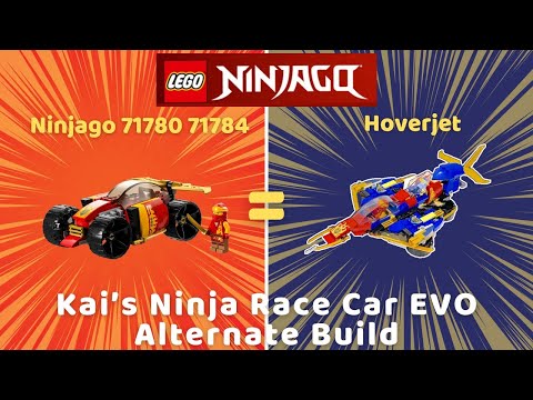 Ninjago Kai's Ninja Race Car EVO 71780 71784 Alternate Build