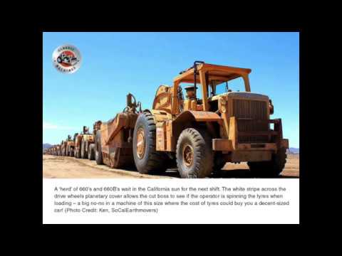 NEW Classic Machines: Caterpillar's 660 Scraper - YouTube
