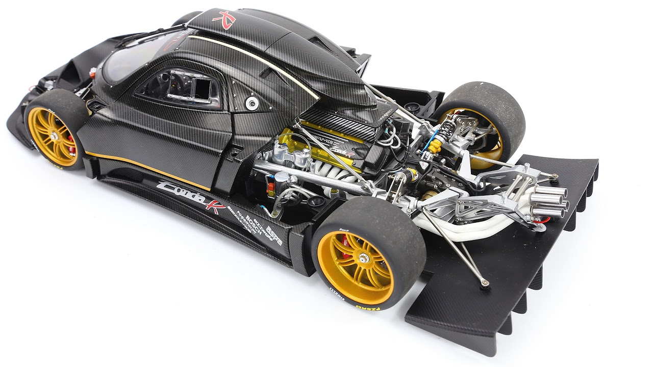 Pagani Zonda R 1/18 AutoArt review - high quality 4K video - YouTube