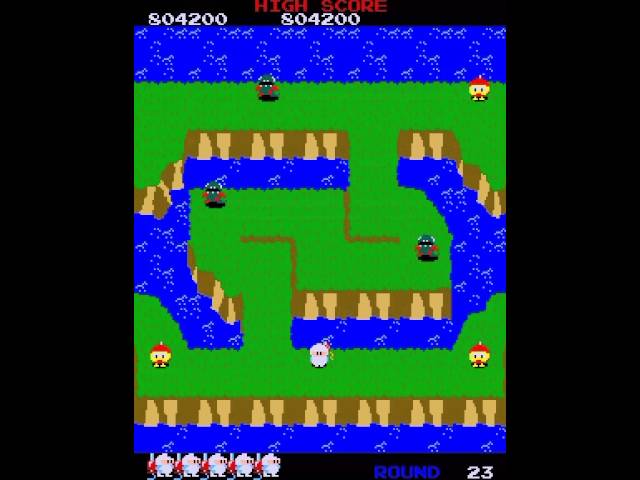Namco : Dig Dug 2 - Old Version (1982, 1985, 1998) - ディグダグ2