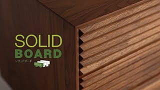 カリモク家具のテレビボード／SOLID BOARD - YouTube