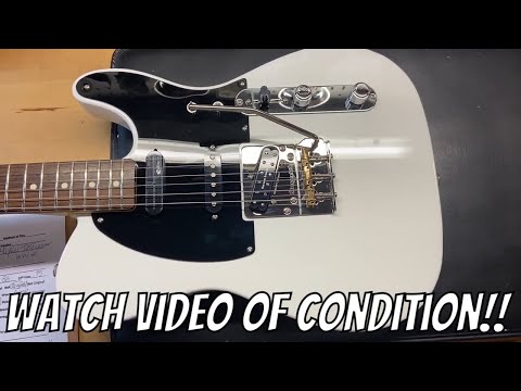 2022 Fender MIYAVI Signature Telecaster Arctic White - YouTube