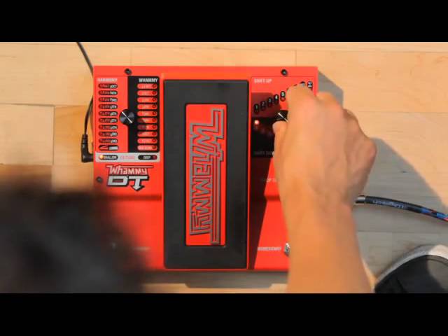 Démonstration de la nouvelle pédale Digitech Whammy DT - YouTube