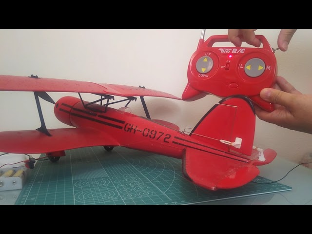 電動ラジコン飛行機 ステラノーヴァ号（起動実験）Electric radio