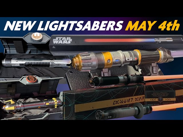 5 new Disney lightsabers releasing May the 4th 2025 - YouTube