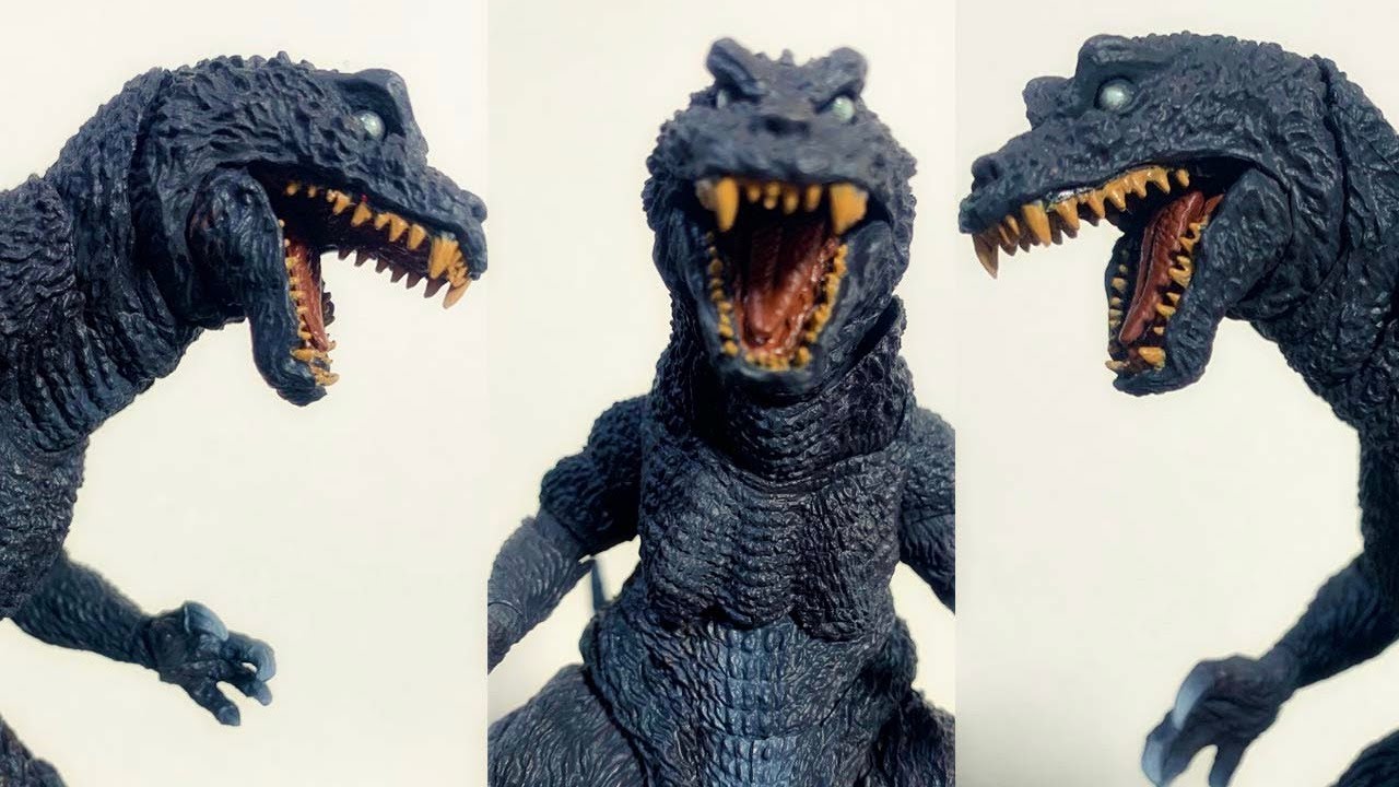 S.H.MonsterArts ゴジラ(2001) GMKゴジラ レビュー GMK Godzilla - YouTube