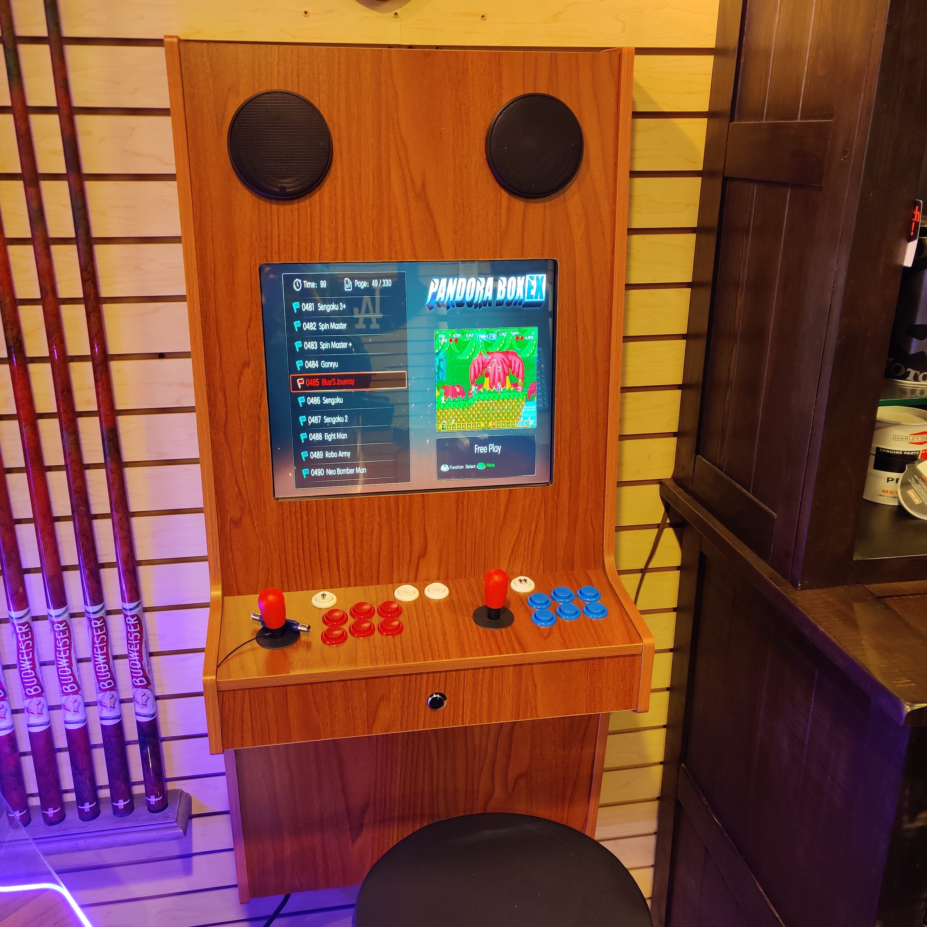 Wall Mount Arcade 3000 games - ARS Billiards