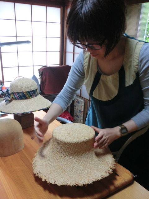 ワークショップ「木型で作る夏帽子」 | ひろりんの帽子小屋