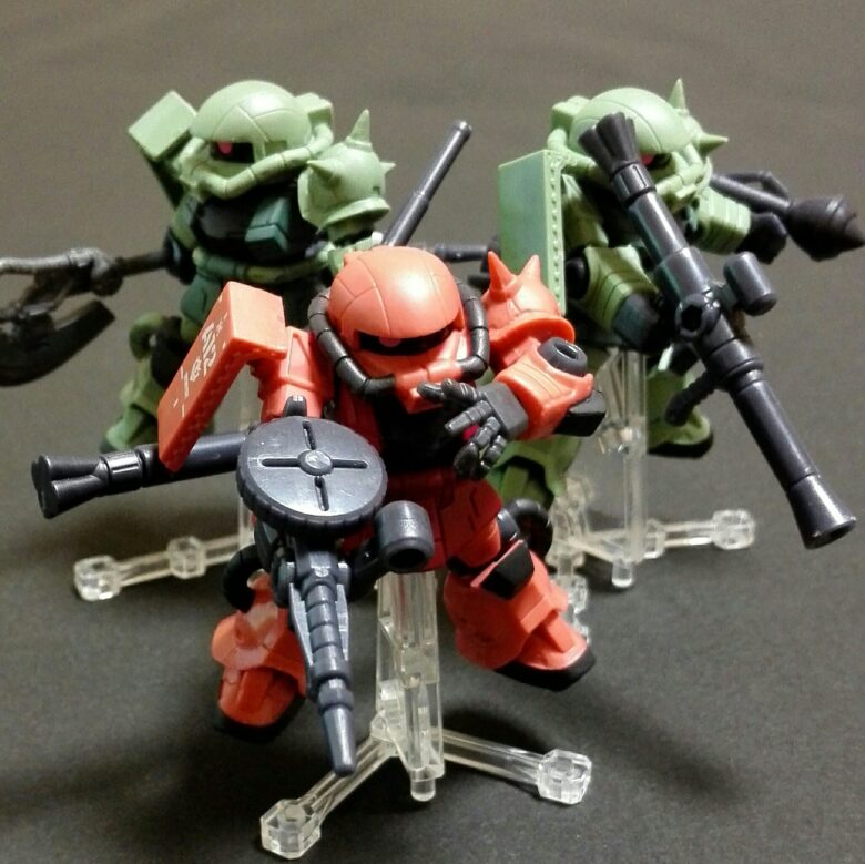 MOBILE SUIT ENSEMBLE 00 × 01 シャア小隊 レビュー | GUNDAM PRESS