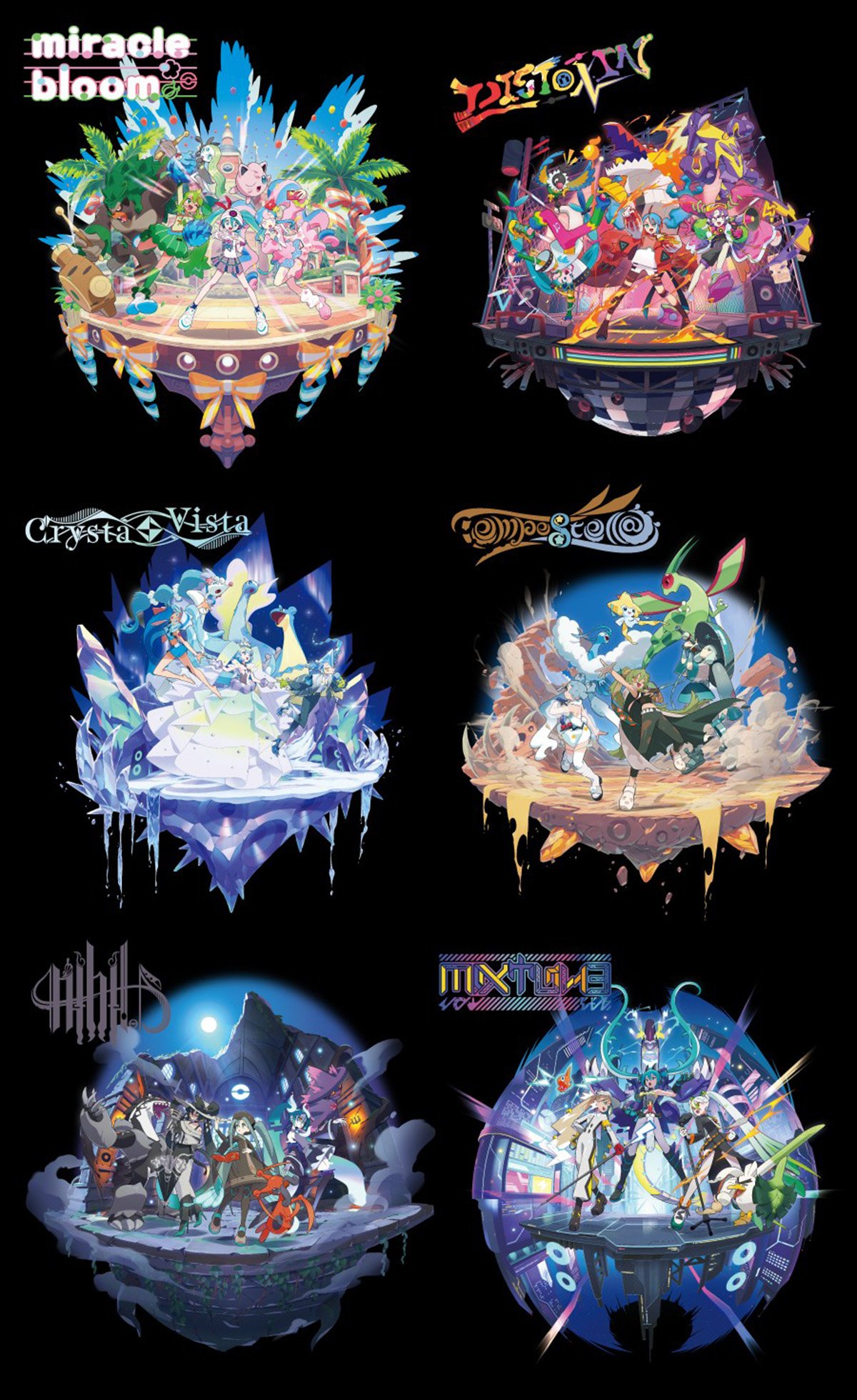 ポケモンと初音ミクのコラボグッズ「18 Harmony Stage」が登場！ライブ