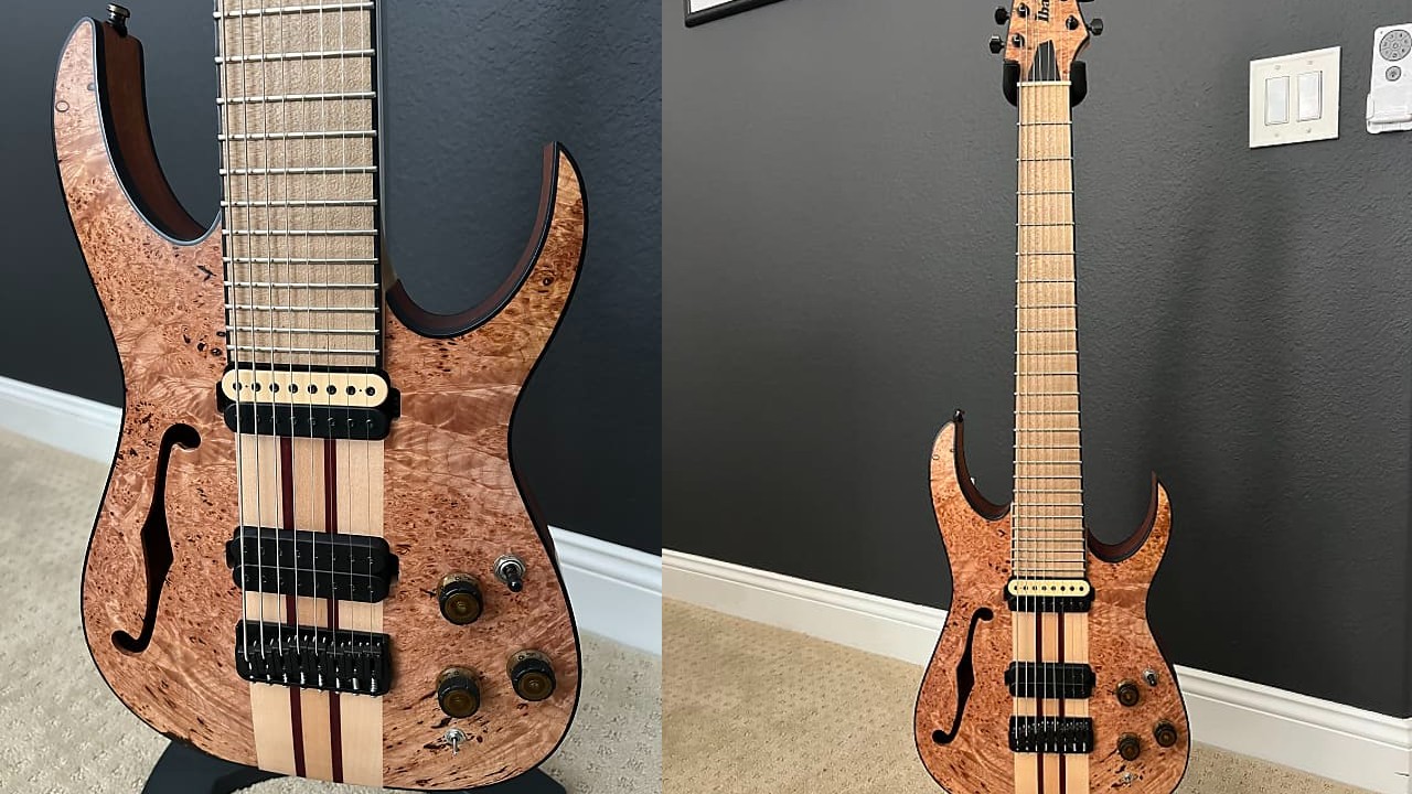 You Can Own TOSIN ABASI's Semi-Hollow IBANEZ 8-String - Gear Gods