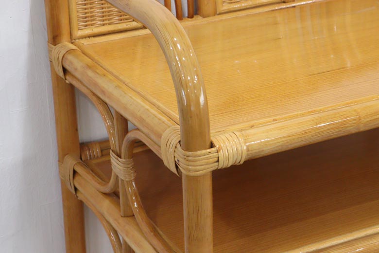 軽量ラタン キャビネット 飾棚 ラック 手作り 軽い ナチュラル – 輸入