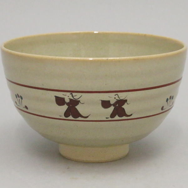 茶器/茶道具 抹茶茶碗】 赤膚焼き 奈良絵 大塩恵旦窯 – 今屋静香園