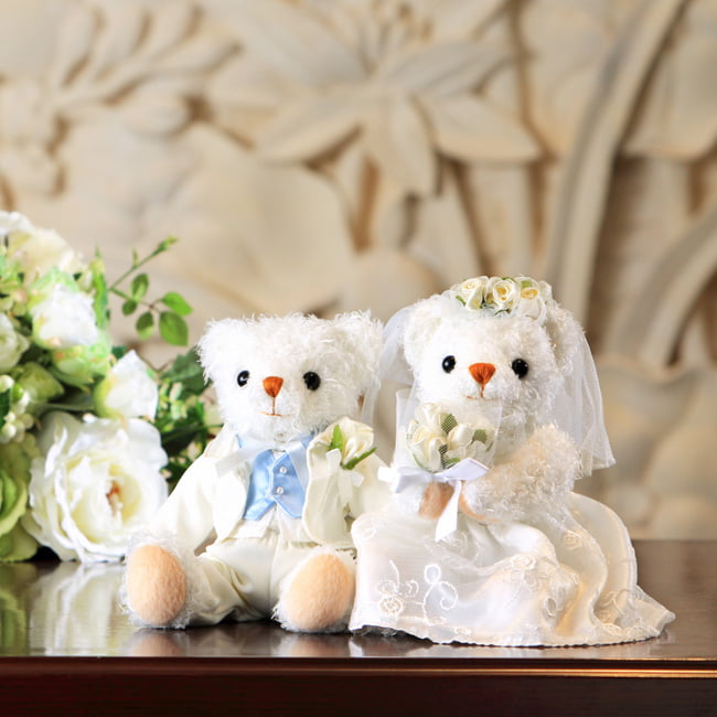 Weddingベア（サムブルー・ベア） | 祝電商品 | 【電報サービス】VERY CARD