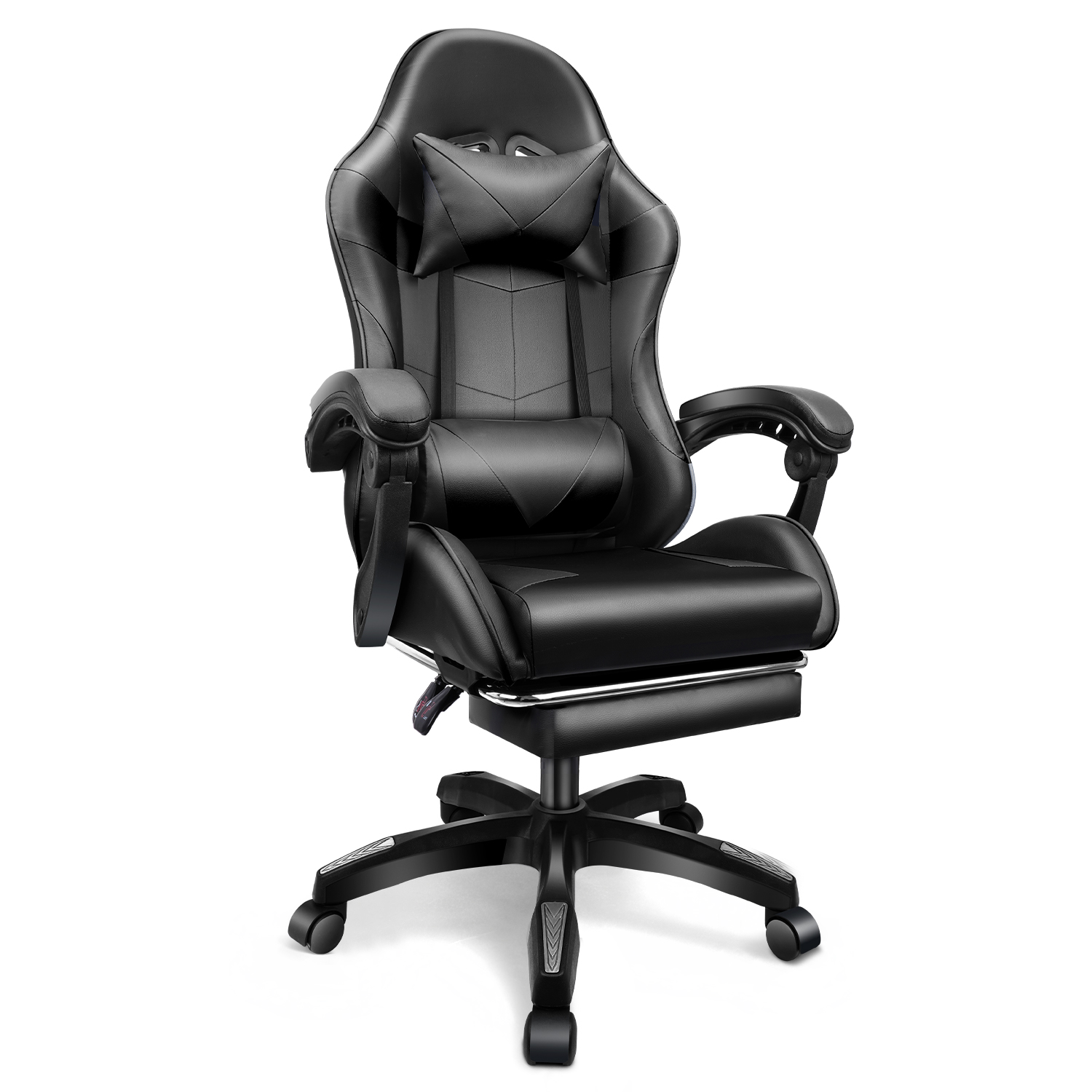 ヤマダモール | ゲーミングチェア ファブリック オットマン付 オフィス