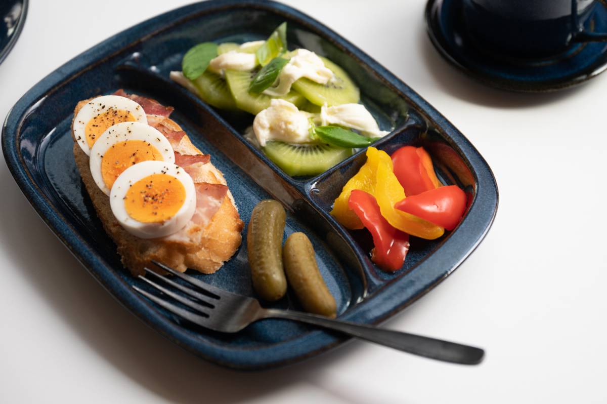 北欧ブルー 深ブルー ランチプレート[定番][H2063] - 業務用食器販売用