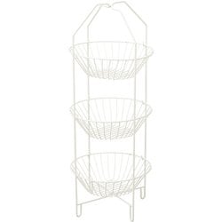 ヨドバシ.com - ちどり産業 ワイヤーバスケット 3段収納 54-10WH 通販