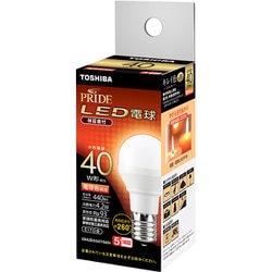 ヨドバシ.com - 東芝 TOSHIBA 一般電球形LED電球 40W相当 配光角260