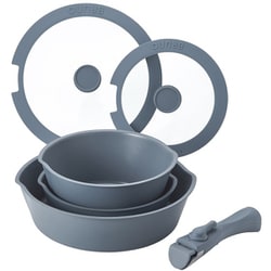 ヨドバシ.com - ブルーノ BRUNO フライパン 6点セット ネイビー BHK304