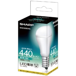 ヨドバシ.com - シャープ SHARP LED電球 E17口金 昼白色相当 440lm ELM