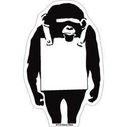 ヨドバシ.com - アクティブ BANKSY バンクシー Monkey Sign クリア