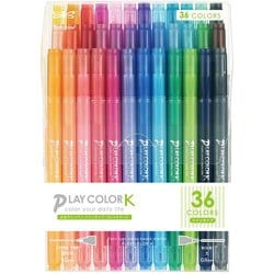 ヨドバシ.com - トンボ鉛筆 TOMBOW 水性サインペン プレイカラーK 36色