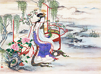 楊貴妃 の美術・絵画素材