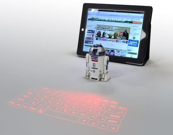 スターウォーズの日に R2-D2 の投影式キーボードをラナが販売