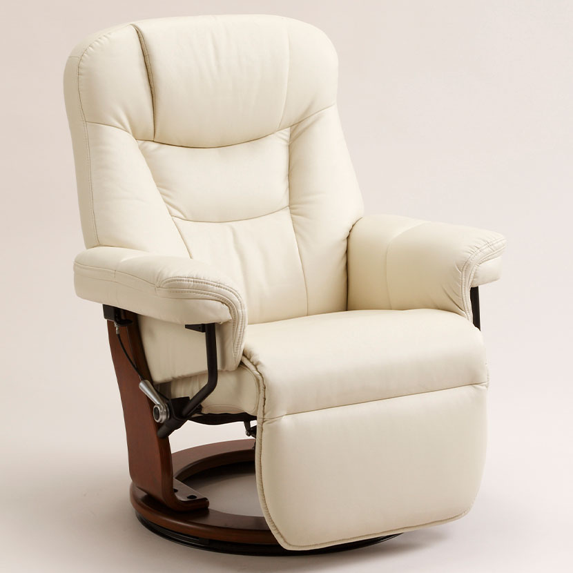 送料無料】 パーソナルチェア 合皮 PUレザー リクライニングチェア 1人