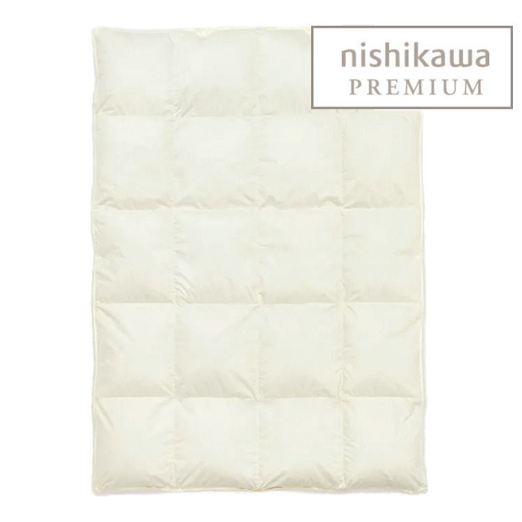 楽天市場】西川プレミアム羽毛ふとん 合掛け ジーリンホワイトグース