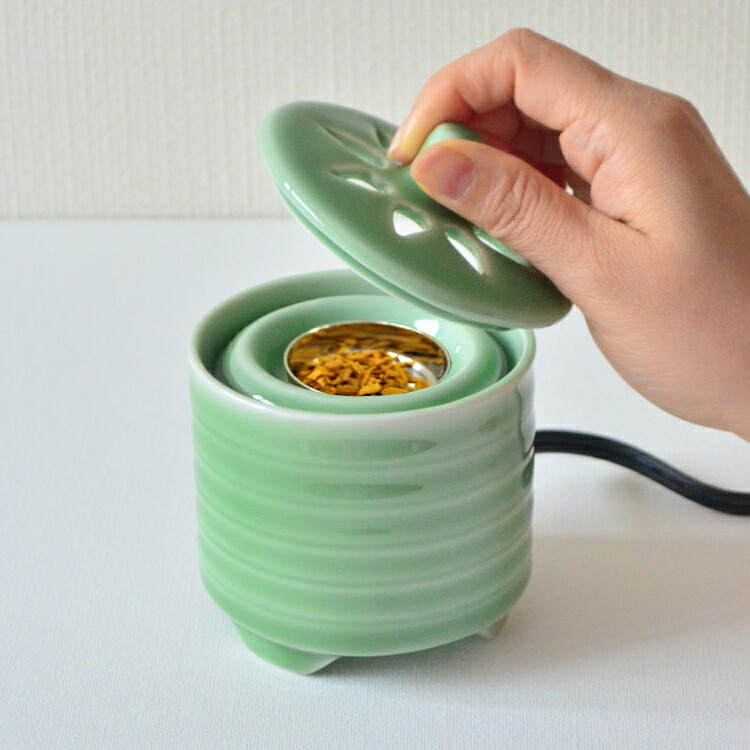 楽天市場】電気式聞香炉「軒の橘」【薫物屋香楽】【香炉】【電気式