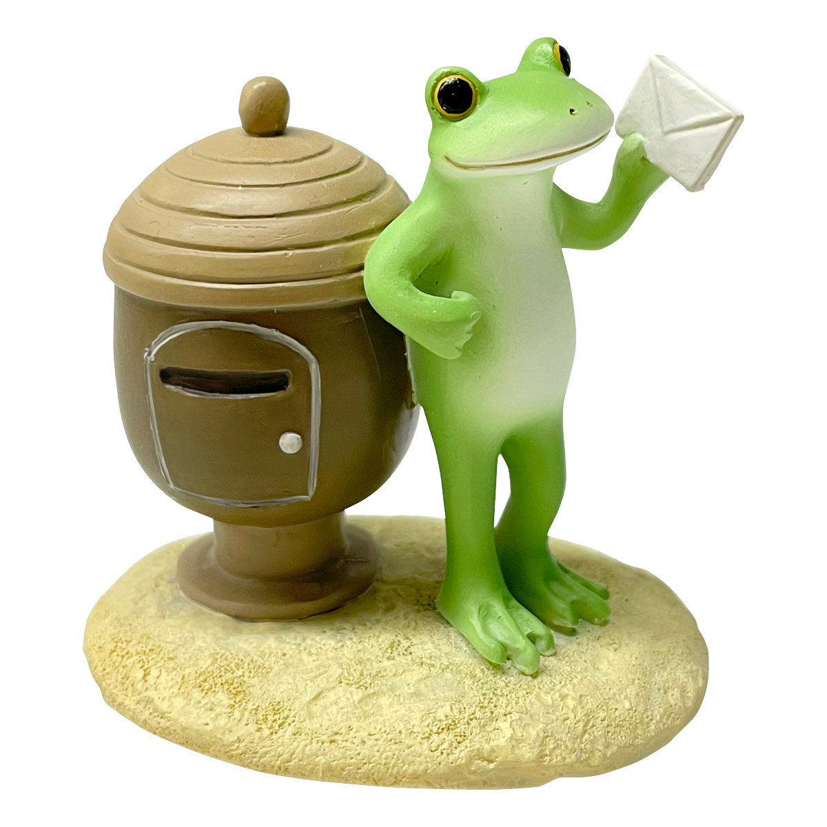 楽天市場】コポー どんぐりポストとカエル カエル 置物 （ Copeau
