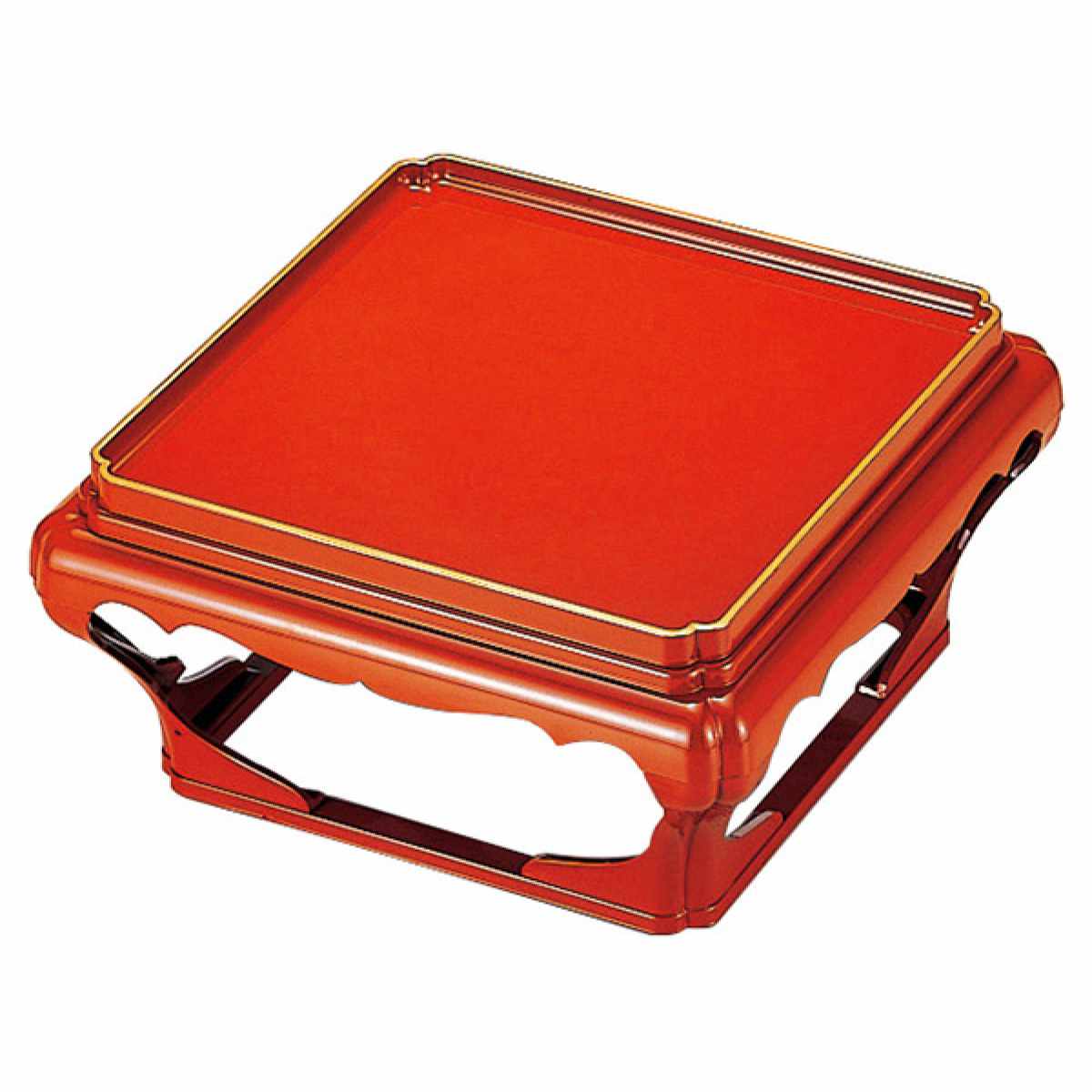 楽天市場】殿様膳 仁ノ膳 片面タイプ 足付 朱 干漆タタキ 松竹梅 お膳