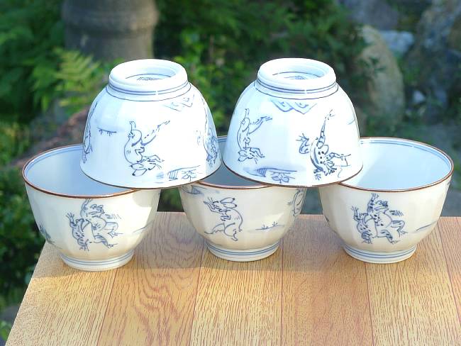 高山寺お茶呑茶碗揃え 壹楽 - 京焼清水焼 松韻堂