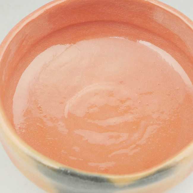 赤楽馬盥茶碗 翠楽 - 京焼清水焼 松韻堂