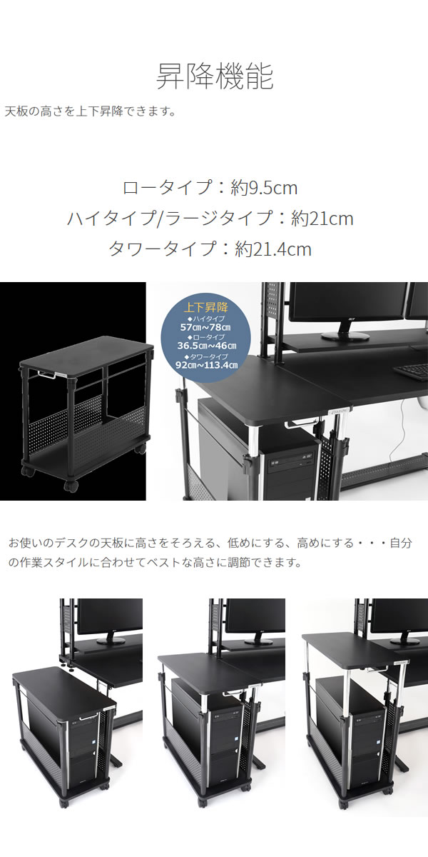 楽天市場】Bauhutte バウヒュッテ ゲーミングデスク 昇降式L字デスク