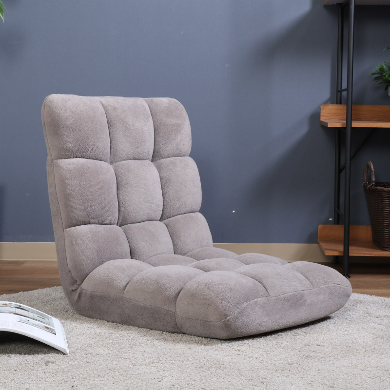 ユアサプライムス.com｜38148 ふわもこ フロアチェア グレージュ 一人